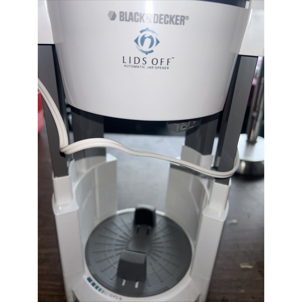 Black & Decker Lids Off Automatic Jar Opener Counter Top JW200 White Tested - Picture 6 of 6